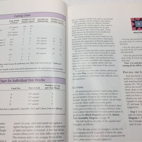 Rodale Press The Classic American Quilt Collection Stars Janet Wickell Hardbound - Picture 4 of 11